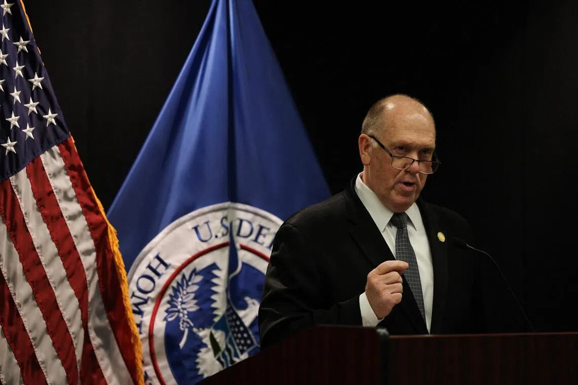 Border Czar Tom Homan stressed that he personally was not part of the discussions over a Bill to fund Homeland Security in exchange for reforming ICE.