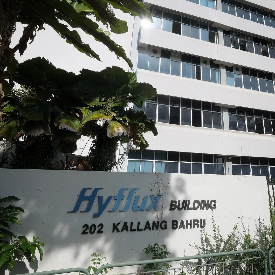 A Hyflux building at Kallang Bahru, on June 3, 2020.