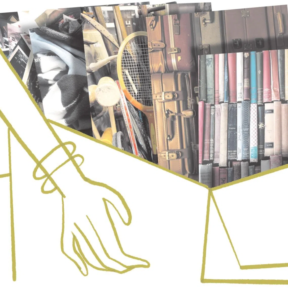 Neat hoarders gives us the space to live large and collect experiences throughout life, while keeping any mind-burdening mess out of sight, says the writer.