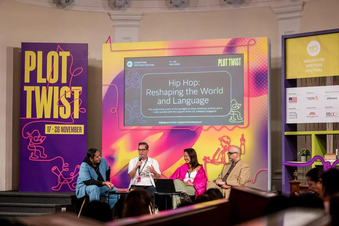 (From left) Akeem Jahat, Jeff Chang, Masia One and Huzir Sulaiman discuss the cultural and personal significance of hip hop internationally and in South-east Asia.


Source: 