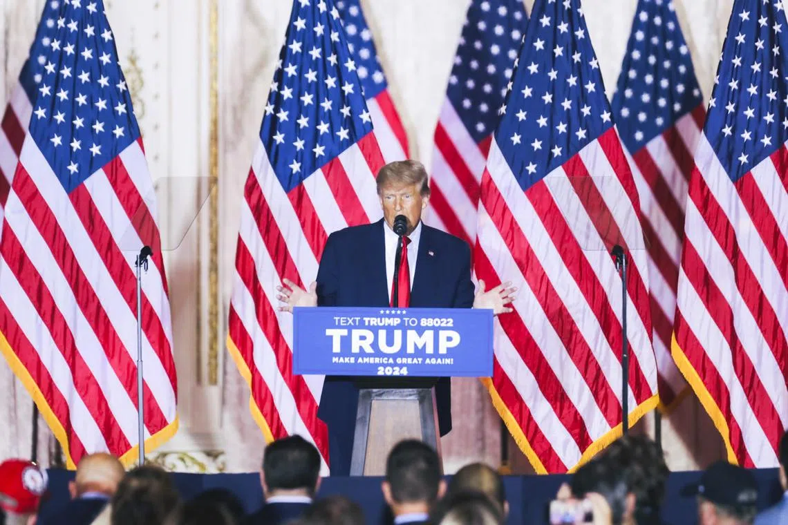 Donald Trump made his announcement a week after US congressional elections.