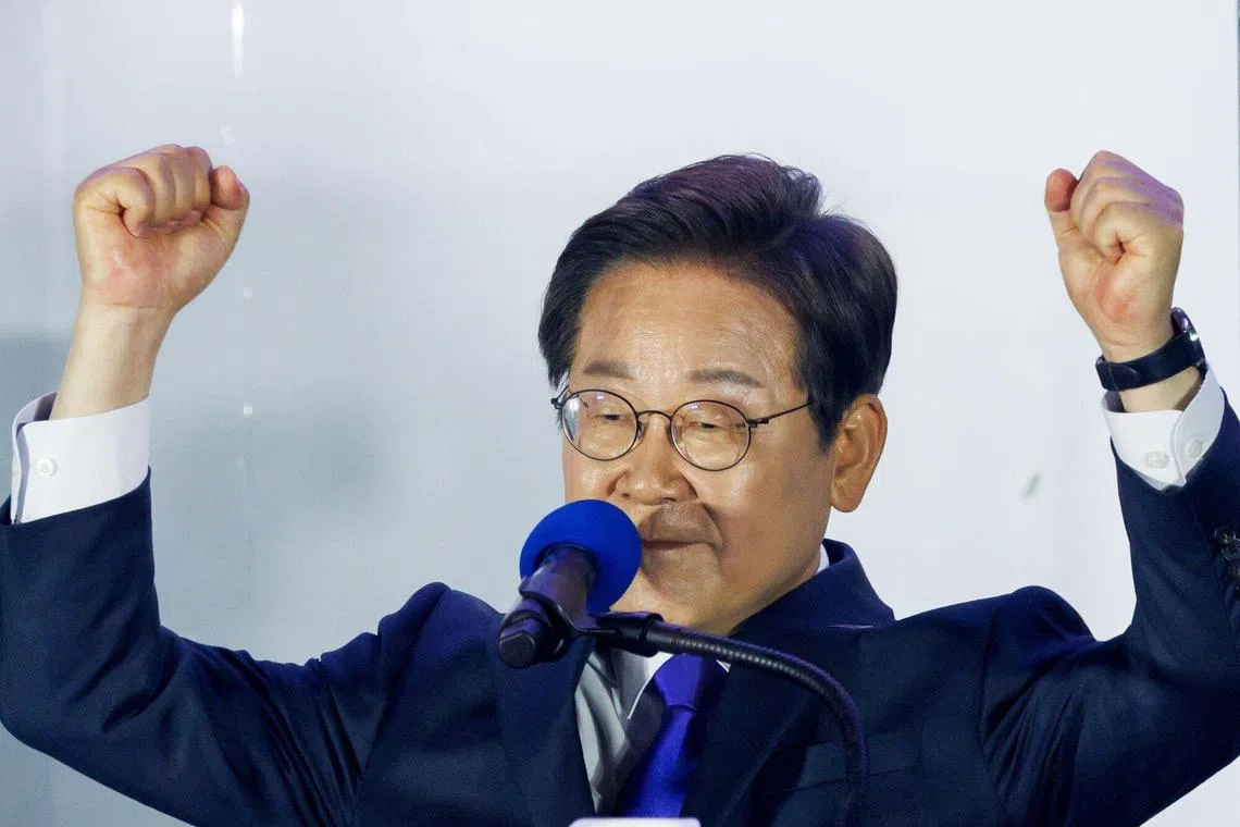 In recent days,  right-wing allies of US President Donald Trump have taken aim at Mr Lee Jae-myung.