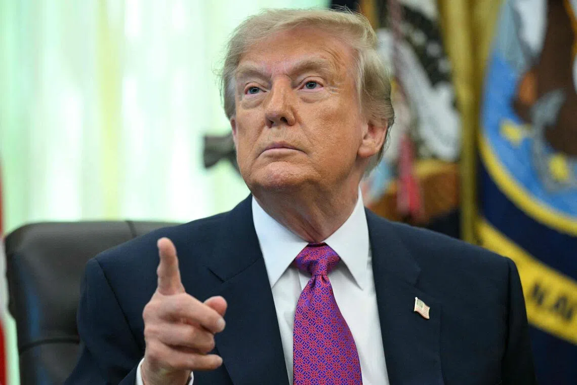 US President Donald Trump acknowledged that parties in power typically lose ground during the midterms while saying he thought Republicans would do well.