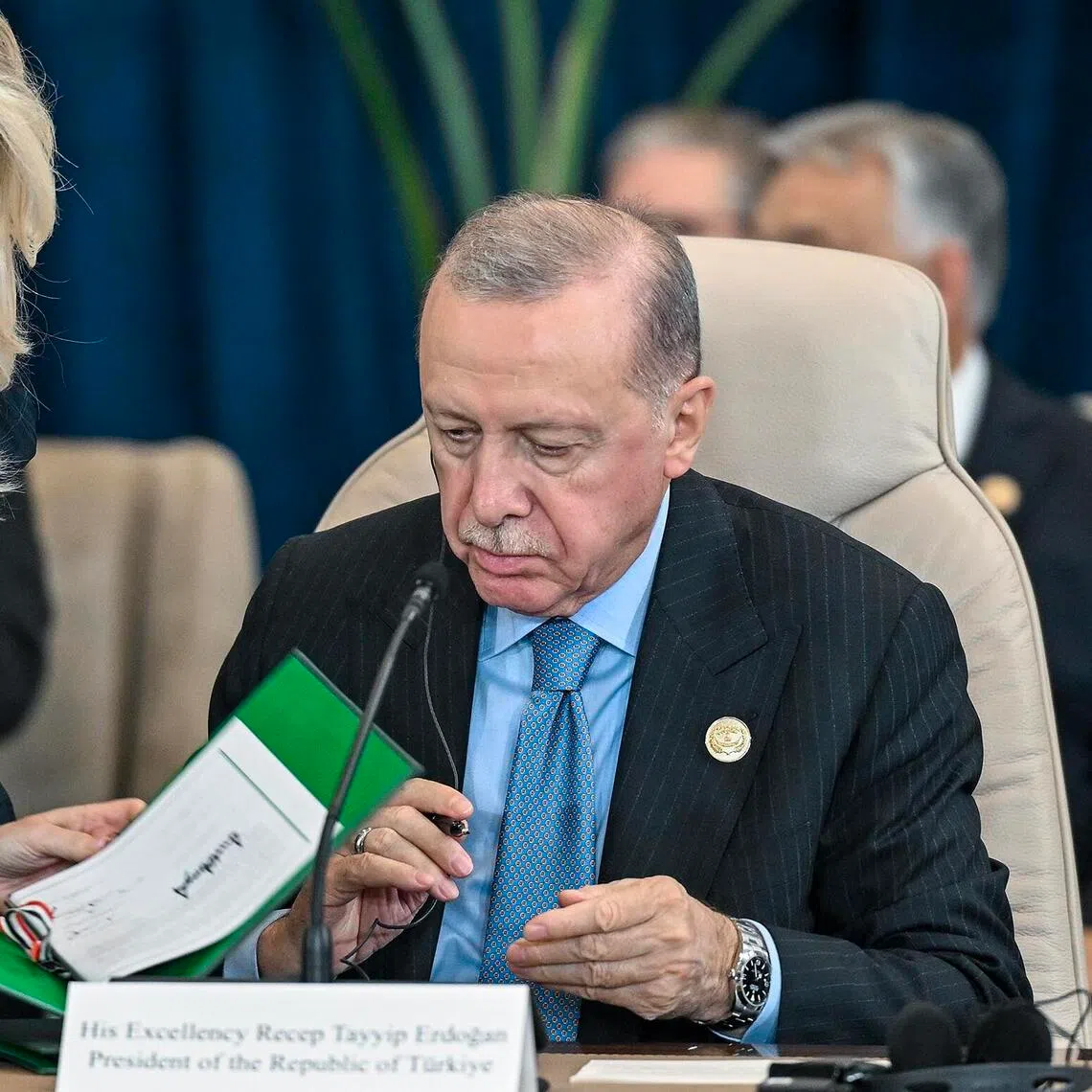 Turkish President Recep Tayyip Erdogan has harshly criticised Israel and stood by Hamas throughout the war.