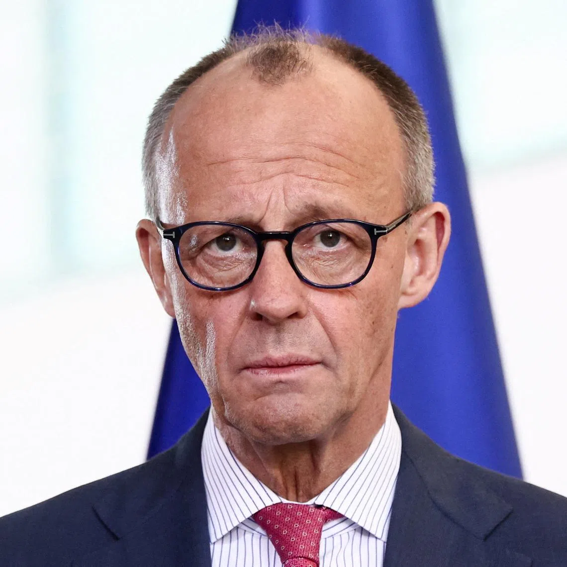 German Chancellor Friedrich Merz after a cabinet meeting at the Chancellery, in Berlin, Germany, April 29, 2026.    REUTERS/Liesa Johannssen