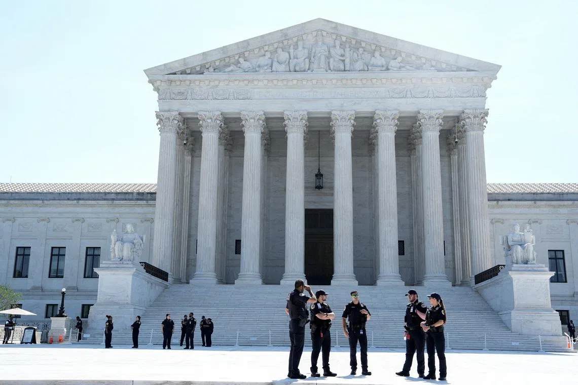 The US Supreme Court has a 6-3 conservative majority that includes three Trump appointees.