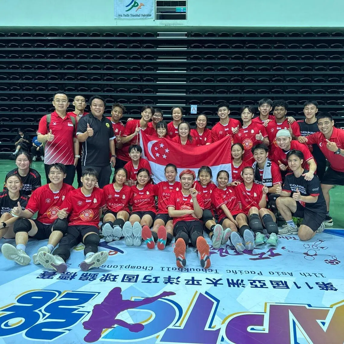 The men’s national tchoukball team beat defending champions and world No. 1 Chinese Taipei en route to clinching their first Asia Pacific Championship title.