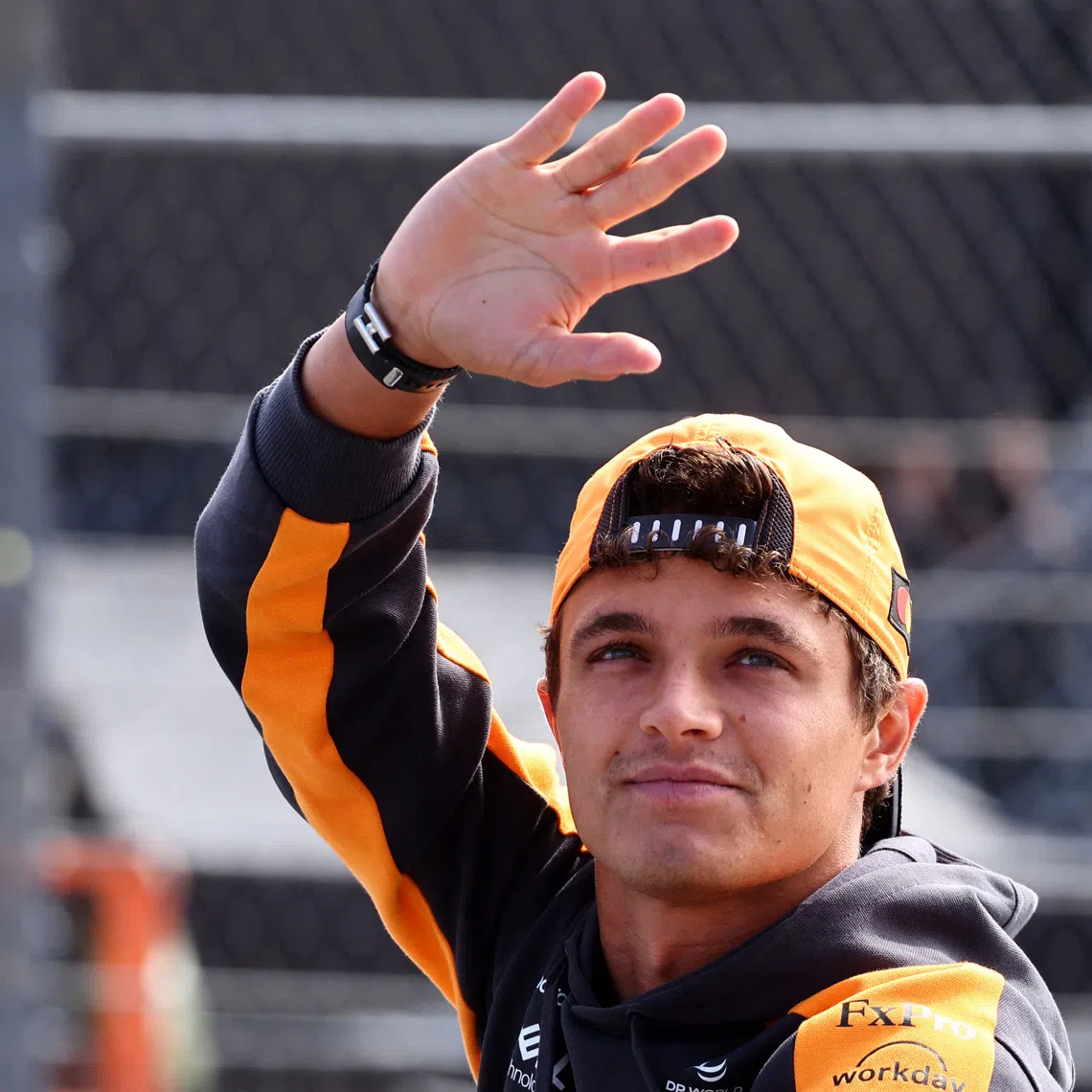 Formula One F1 - Dutch Grand Prix - Circuit Zandvoort, Zandvoort, Netherlands - August 23, 2026 McLaren's Lando Norris ahead of the race REUTERS/Jakub Porzycki