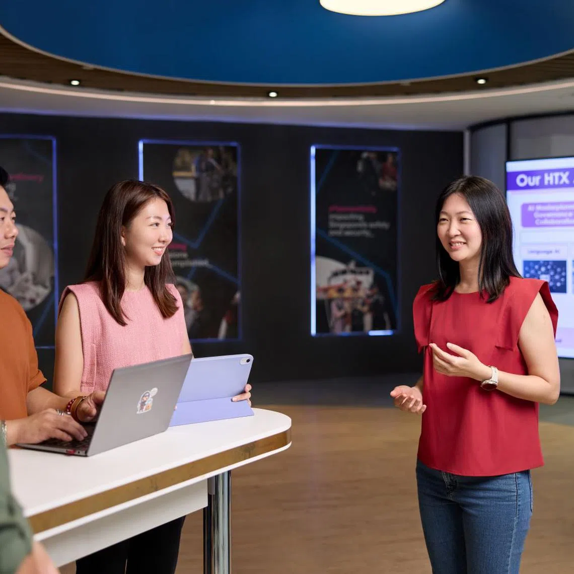 Ms Cheryl Tan, at HTX, leads AI-driven initiatives to support national innovation efforts with team