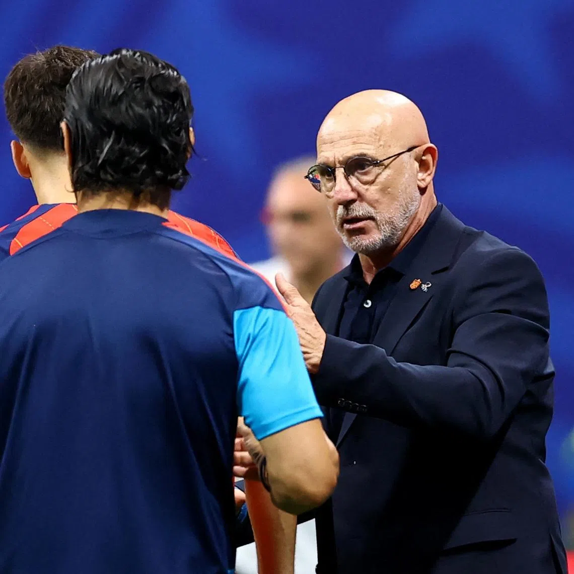 Spain manager Luis de la Fuente hailed his team for responding positively to critics.