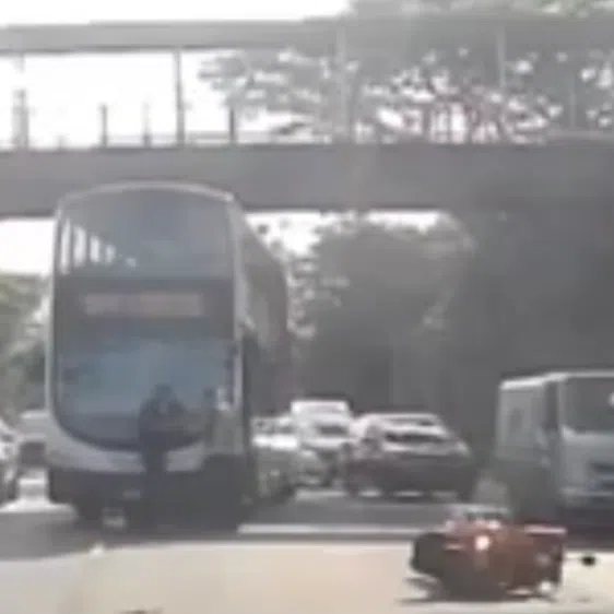 The motorcyclist was taken unconscious to Changi General Hospital, where she subsequently died.