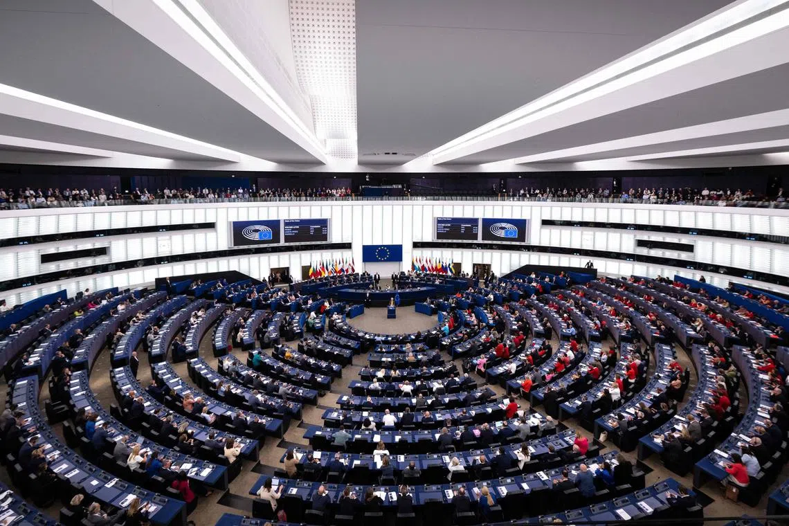 Lawmakers on the European far right wanted the EU Parliament to observe a silent tribute to Mr Kirk, who was assassinated on Sept 10 during a US university appearance.