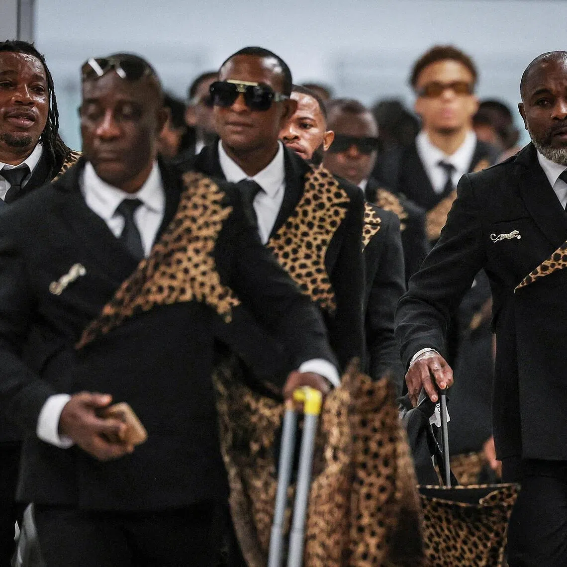 The Democratic Republic of Congo’s squad claimed the first viral look of the tournament when they arrived in Houston on June 11 in leopard print suits.