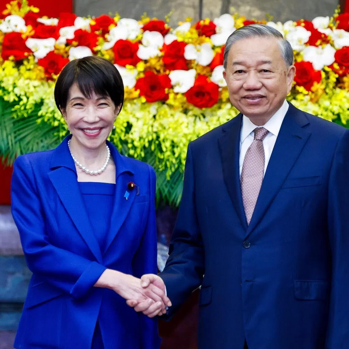 Japan’s Prime Minister Sanae Takaichi and Vietnamese President To Lam have agreed to advance their partnership to a “new phase of development”.
