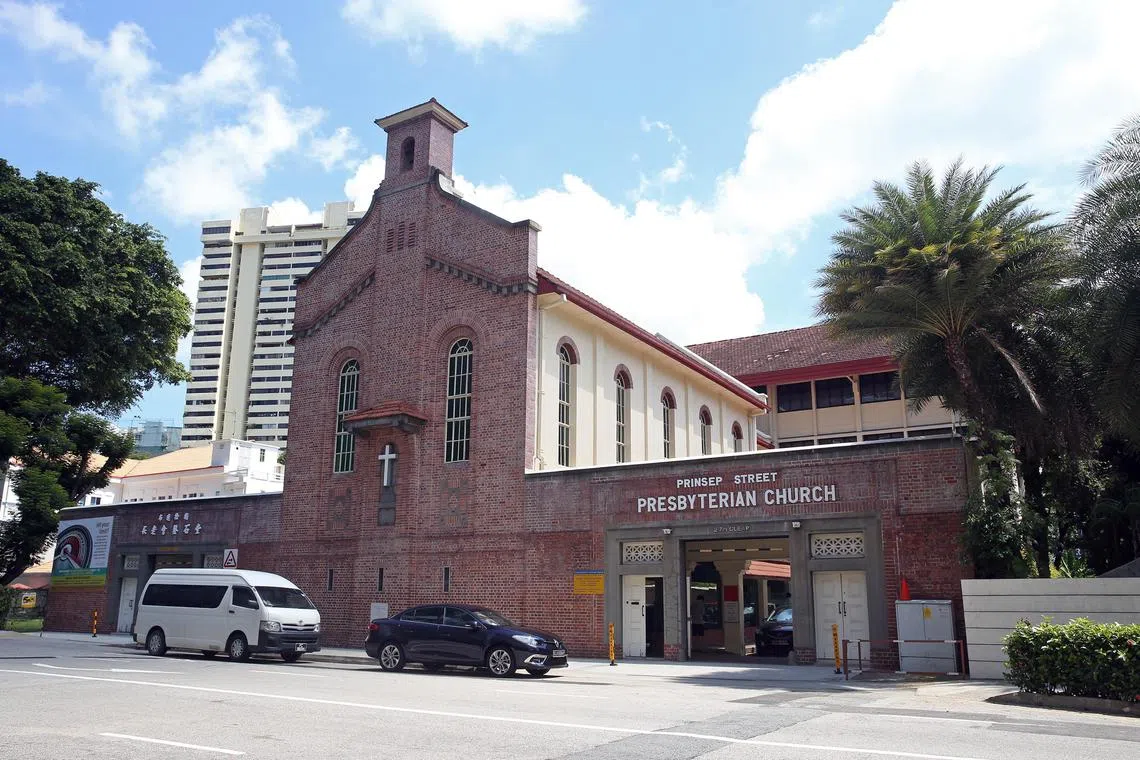 Prinsep Street Presbyterian Church, known as Gereja Keasberry (Keasberry’s church) and the Malay Chapel when it was established in 1843, has gone through three name changes and several shifts in its congregation. The church was gazetted a national monument in 2000.