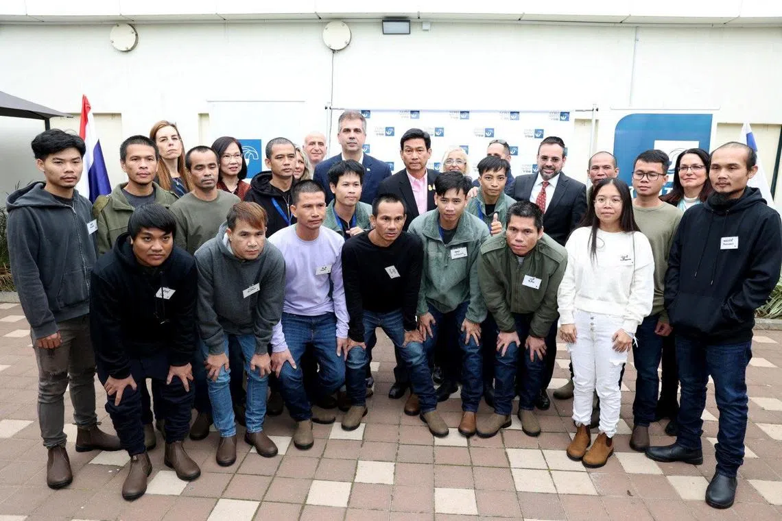 The 17 freed Thai nationals will return to Bangkok with Thai Foreign Minister Parnpree Bahiddha-Nukara.