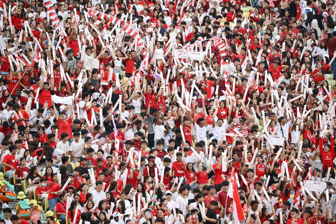 This year’s parade will span two venues - the Padang and Marina Bay.