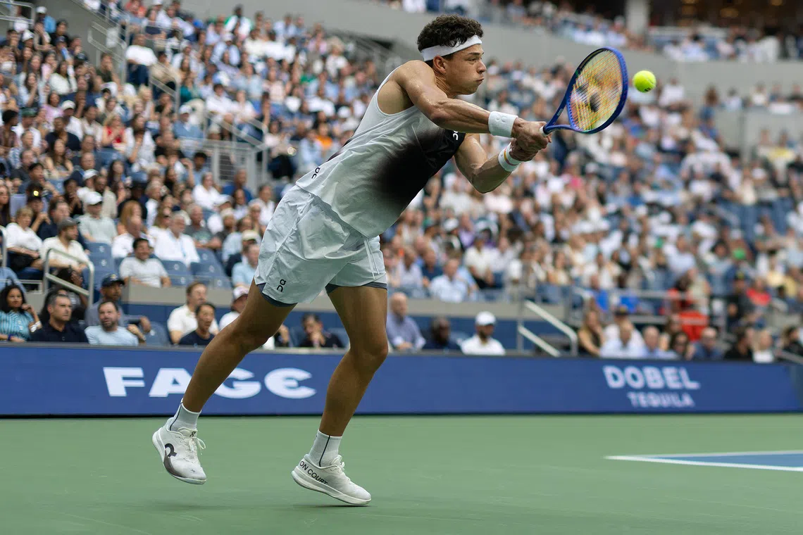 Ben Shelton lost the US Open final in four sets.