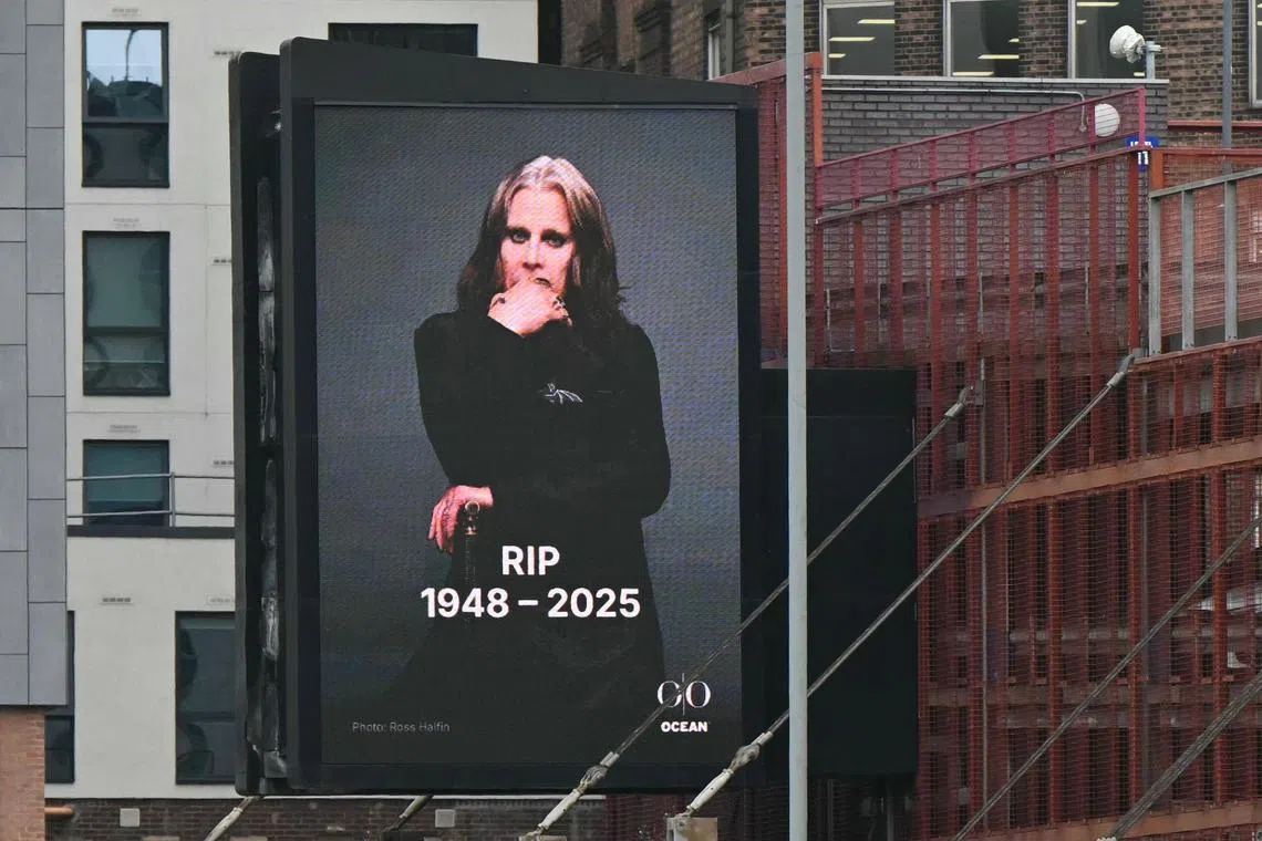Ozzy Osbourne died at the age of 76 on July 22.
