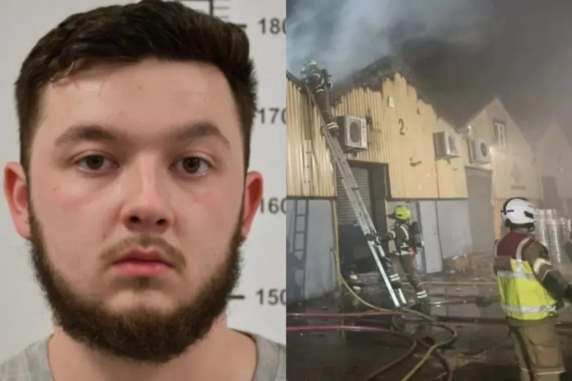 Dylan Earl (left) committed arson in Britain on behalf of Russia's Wagner mercenary group.