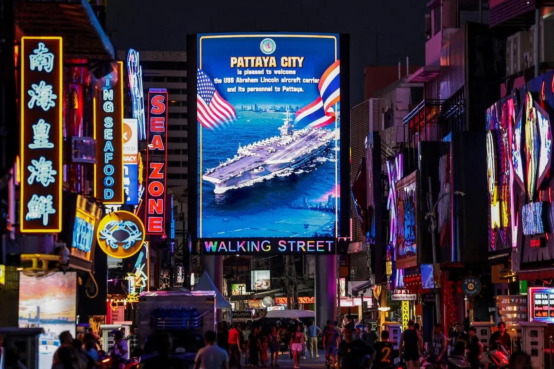 US aircraft carrier USS Abraham Lincoln departs Thailand after port call