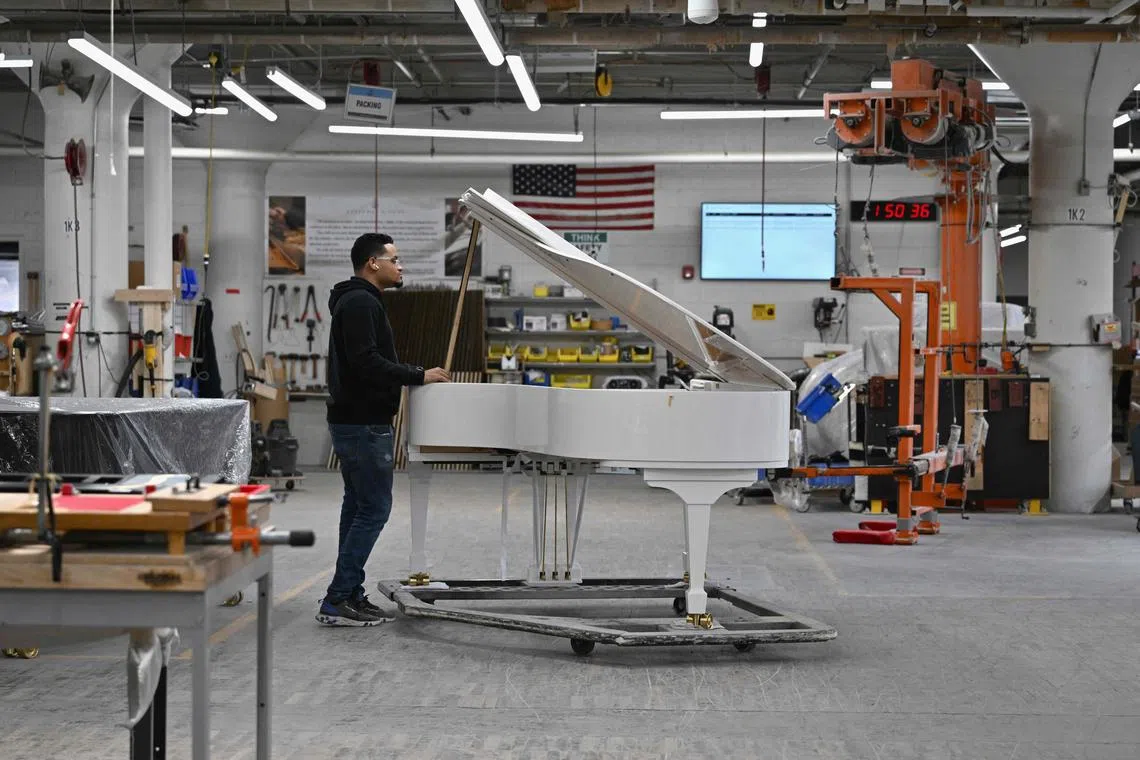 A modest rise in services sector activity offset a contraction in manufacturing.