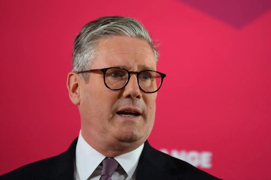 British opposition leader Keir Starmer will turn his campaign focus to defence, seen as a weak spot for Britain’s main opposition party.