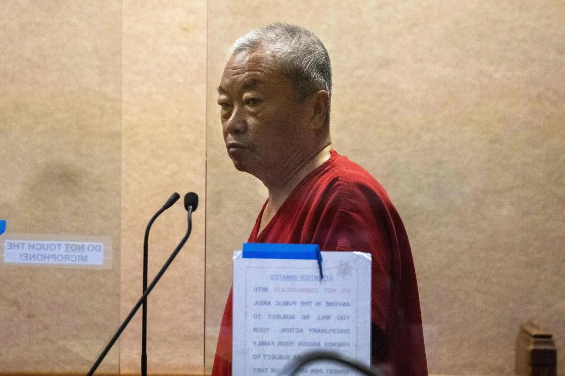 Chunli Zhao is accused of shooting dead seven people in Half Moon Bay, California.