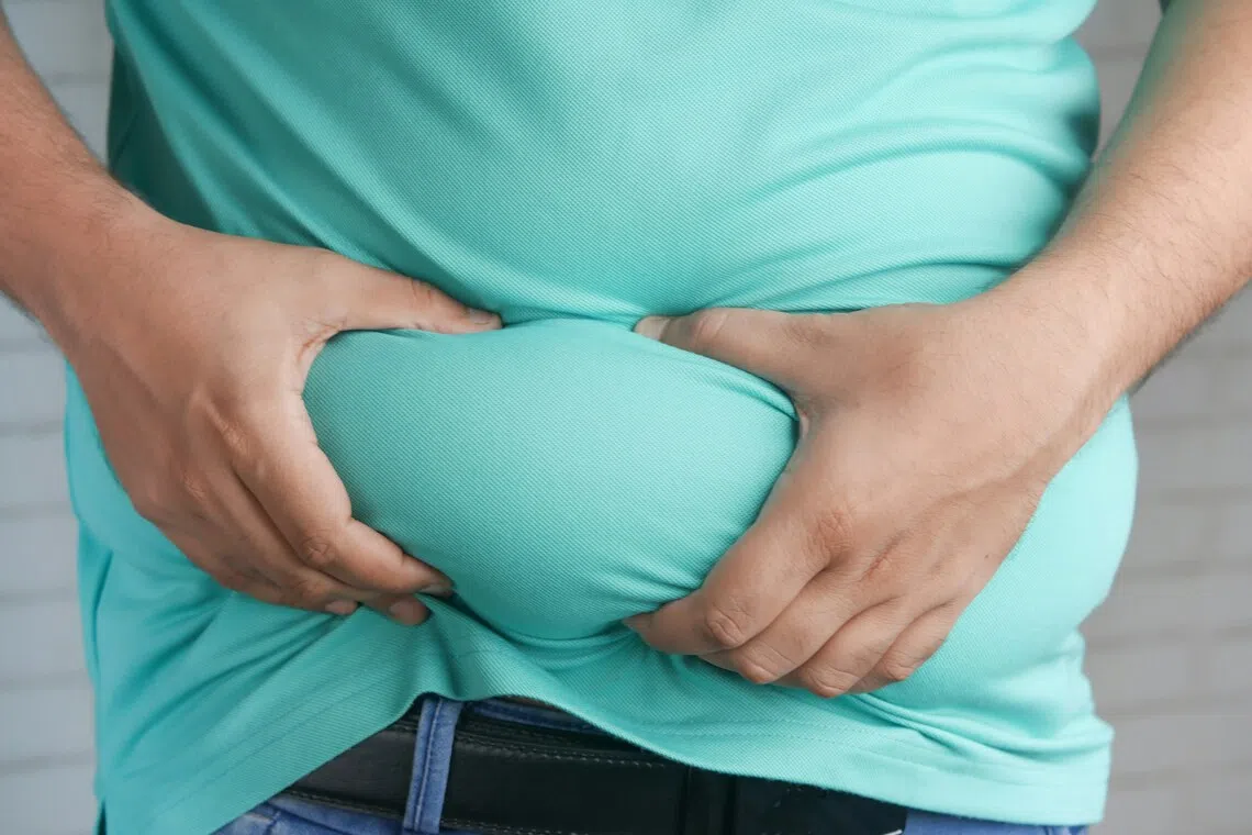 Obesity is associated with increased risk of health problems such as cancer and heart disease. 