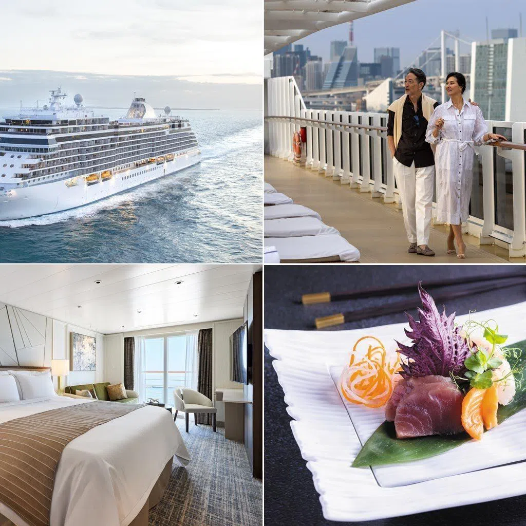 Regent Seven Seas cruise line, food and offshore activities