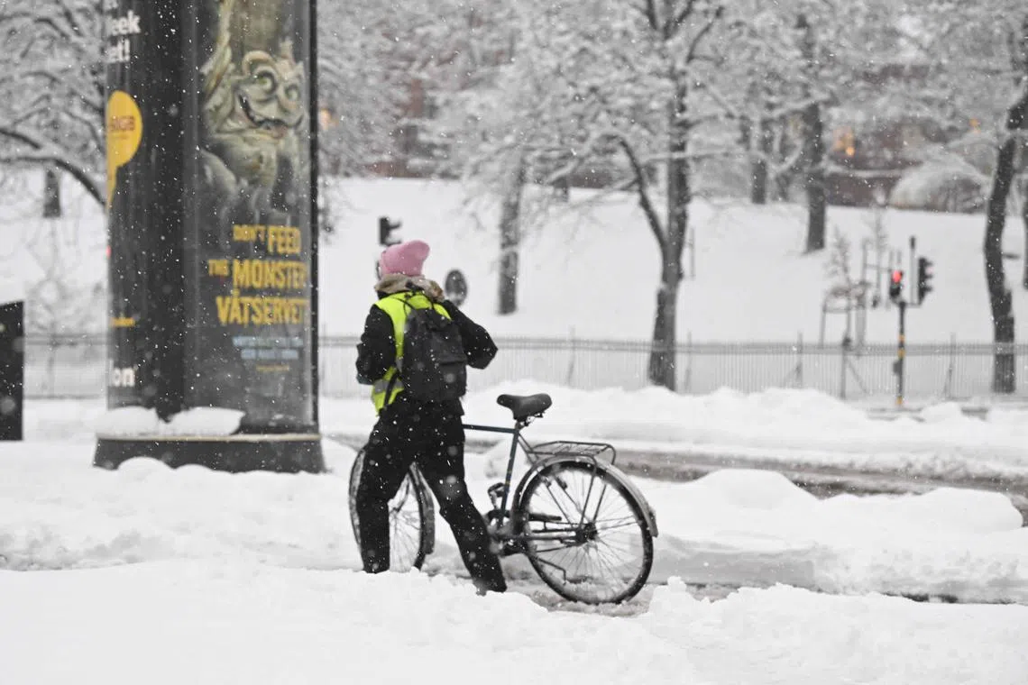 The mercury will plunge as low as -23 degrees Celsius in the very north of Scandinavia on Monday.