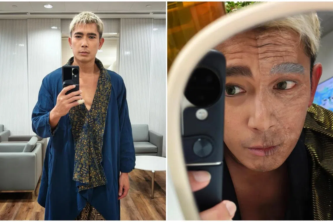 Local actor Elvin Ng plays a character who dabbles in black magic in the drama The Spirit Hunter. 