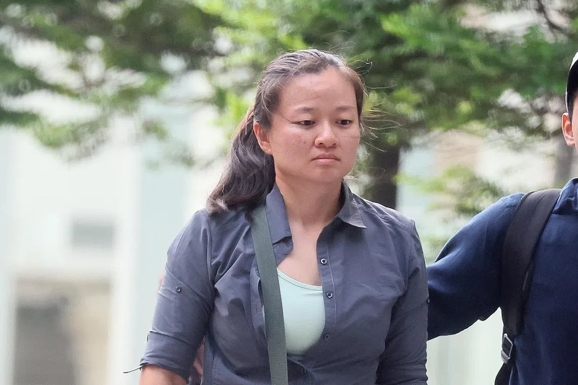 Alvina Lee Peiyu pleaded guilty to causing grievous hurt through a negligent act that endangers human life and was jailed for two months.
