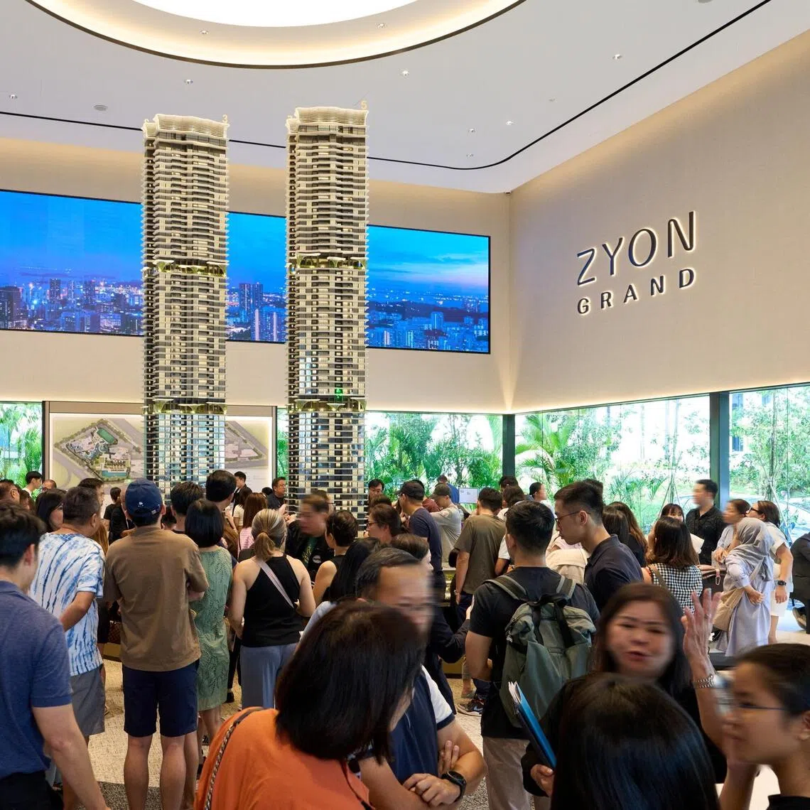 Zyon Grand Sales Gallery over its first preview weekend.