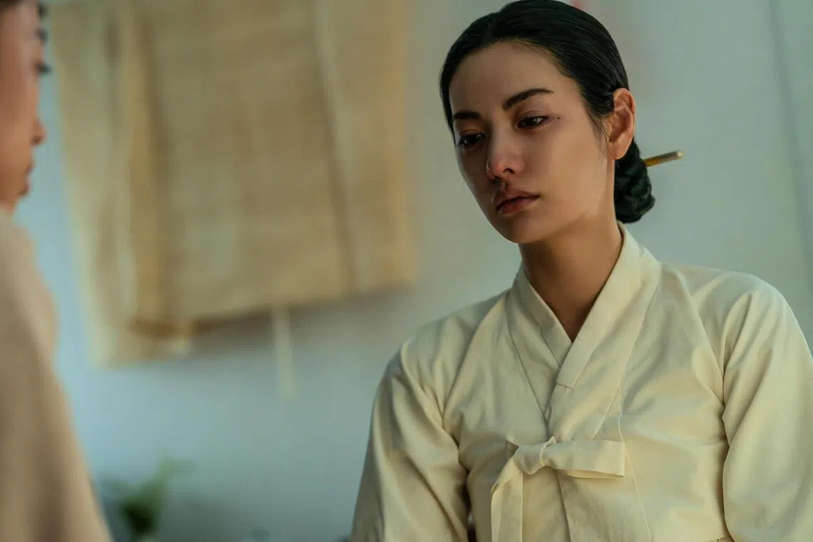 Lim Jin-a, better known by her stage name Nana, in the Netflix series The Scandal.