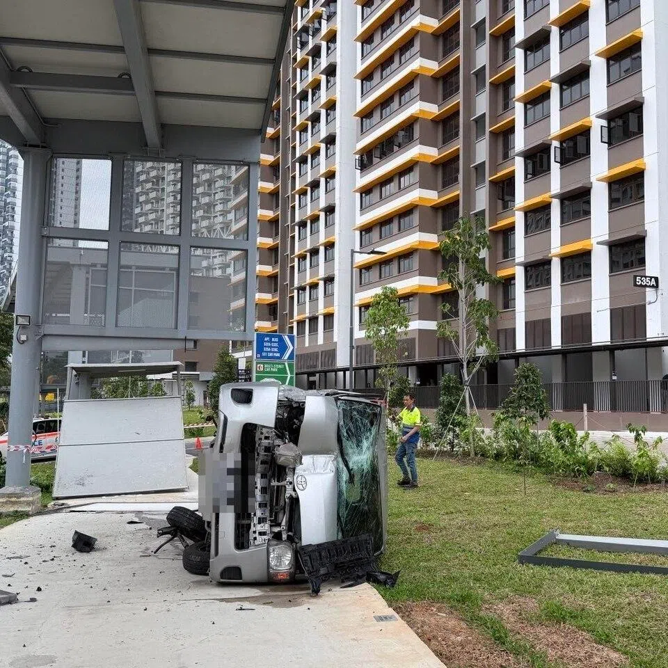 ST understands that the incident happened around noon, in front of Bishan Ridges, a BTO Housing Board estate beside the school.