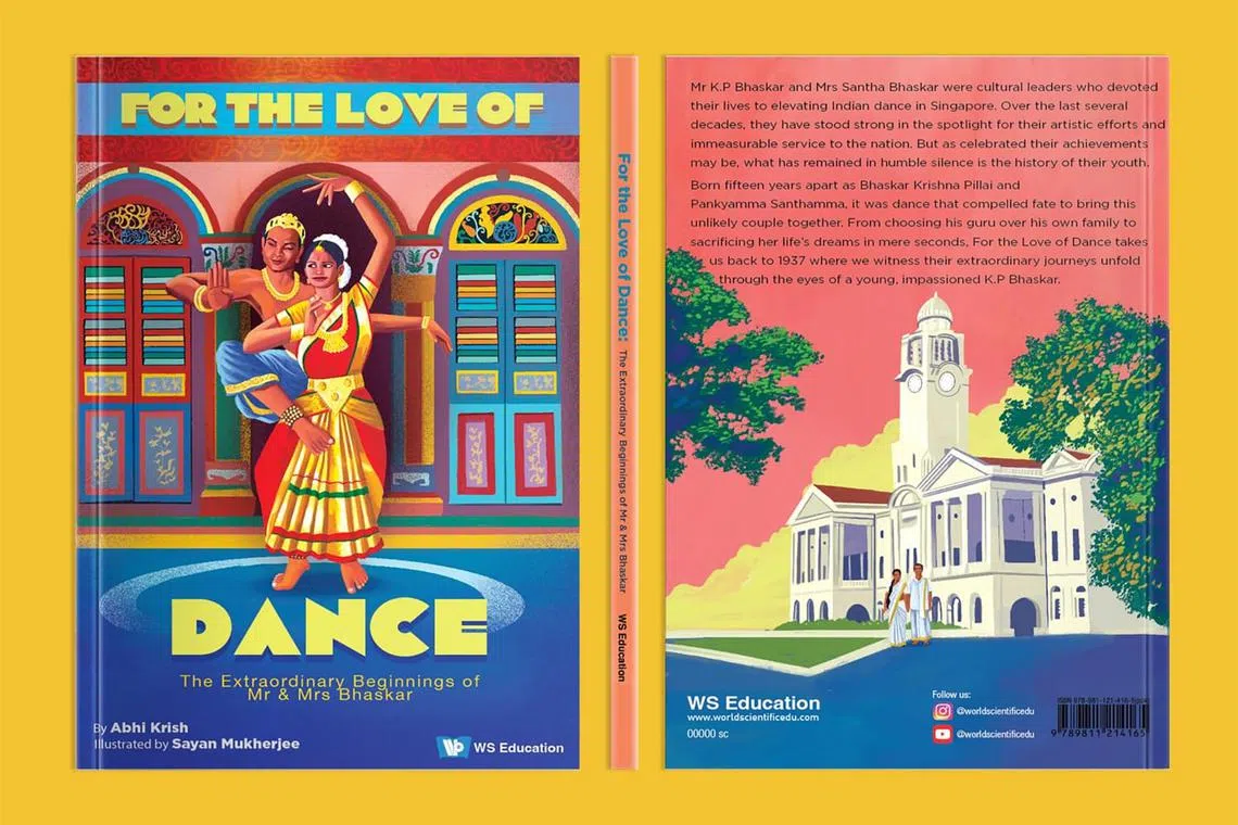 Graphic novel For The Love Of Dance: The Extraordinary Beginnings Of Mr And Mrs Bhaskar celebrates the life of two much-respected pioneers in Singapore’s arts community.