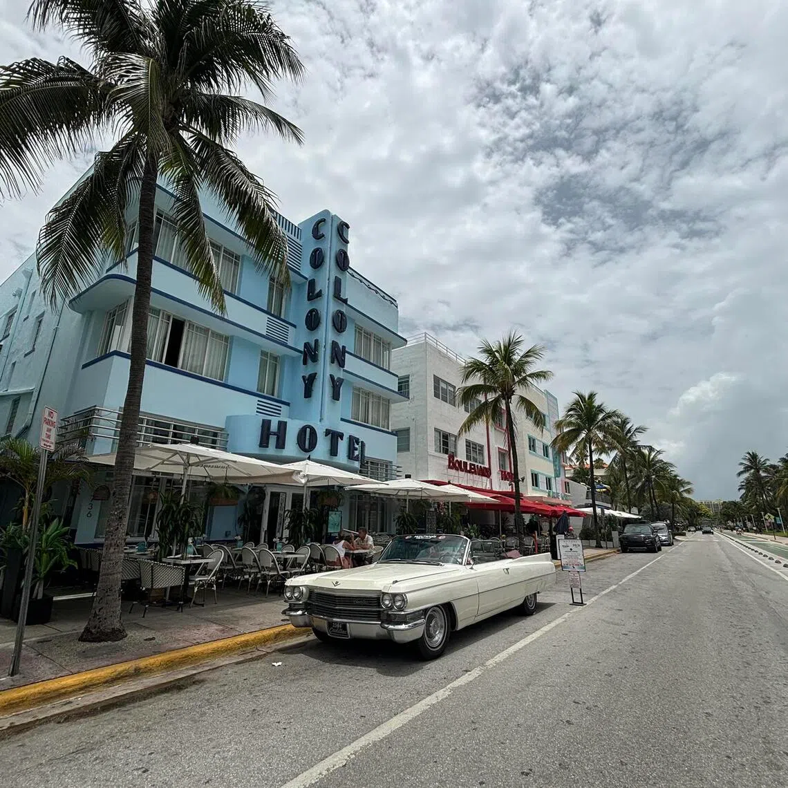 rrtravel - The Colony, iconic in bright pastel blue.
Credit: RYAN RYANDALL