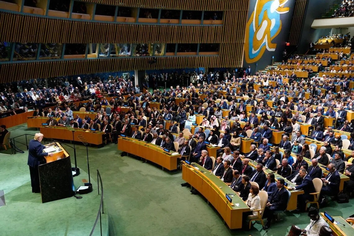 US President Donald Trump devoted almost 10 minutes of his speech at the United Nations on Sept 23 to uncontrolled migration.