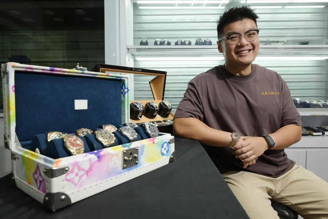 Desmond Pang is the owner of KB Luxury Watch and Jewellery.