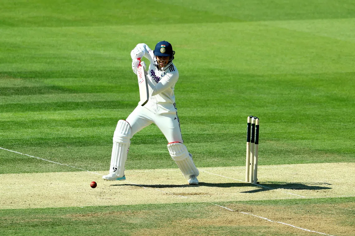 Cricket - Women's Test Match - England v India - Lord's Cricket Ground, London, Britain - July 11, 2026 India's Smriti Mandhana in action Action Images via Reuters/Peter Cziborra