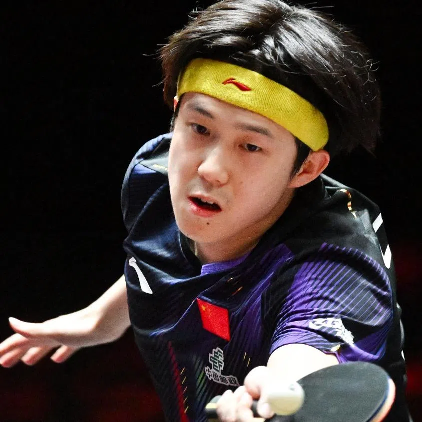 Wang Chuqin (left) and Sun Yingsha have racked up 16 and 13 Grand Smash titles respectively.