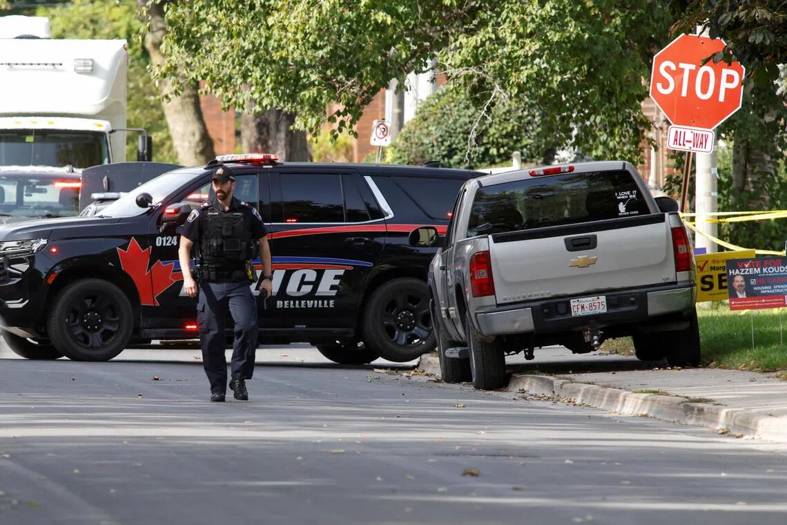 Gunman who fired on police outside Canada synagogue dies from wounds