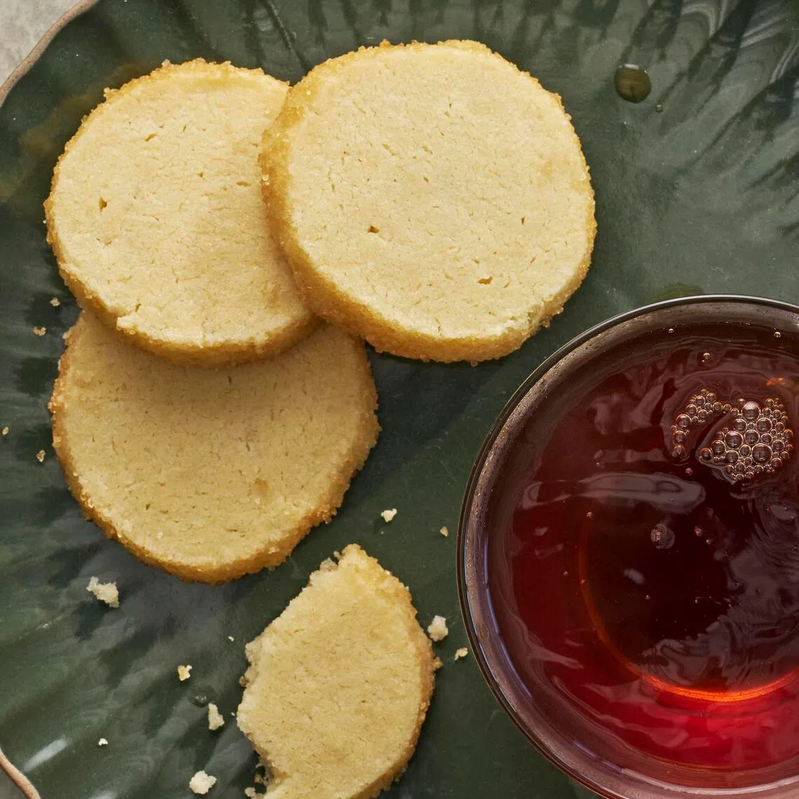 Highlander shortbreads. Flour, salt, butter, sugar: ThatÕs all you need for a lovely afternoon snack. Food styled by Barrett Washburne. (Andrew Bui/The New York Times)