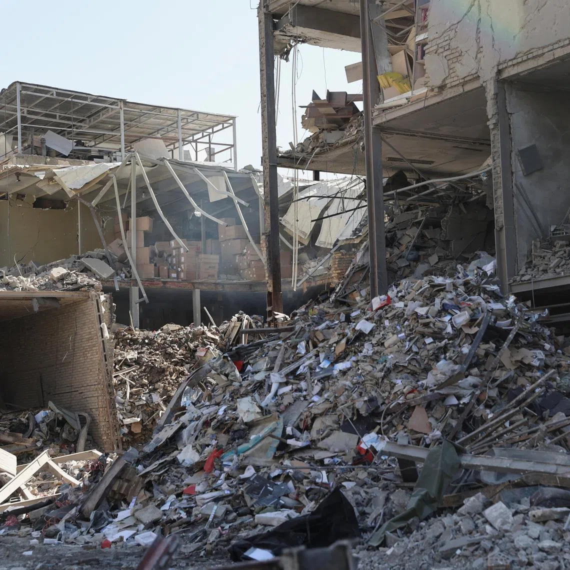 Debris lies scattered in the aftermath of an Israeli and U.S. strike on a police station, amid the U.S.-Israeli conflict with Iran, in Tehran, Iran, March 3, 2026. Majid Asgaripour/WANA (West Asia News Agency) via REUTERS