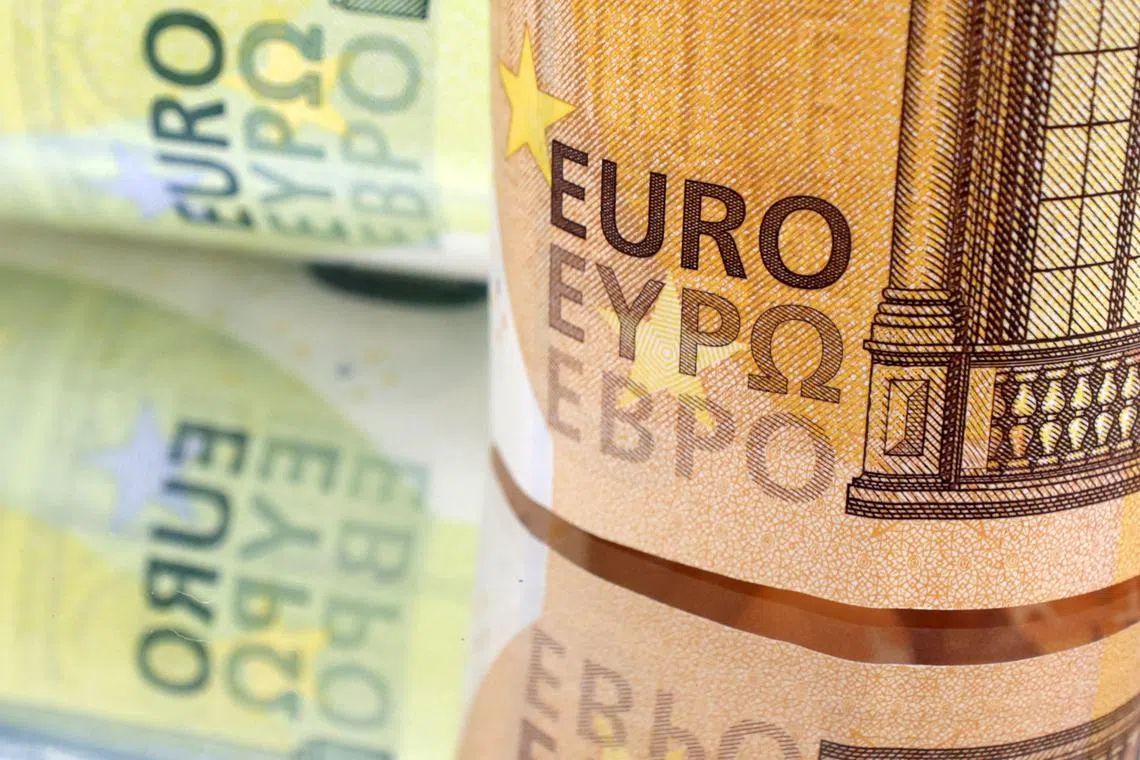 FILE PHOTO: Euro banknotes are seen in this illustration taken July 17, 2022. REUTERS/Dado Ruvic/Illustration/File Photo