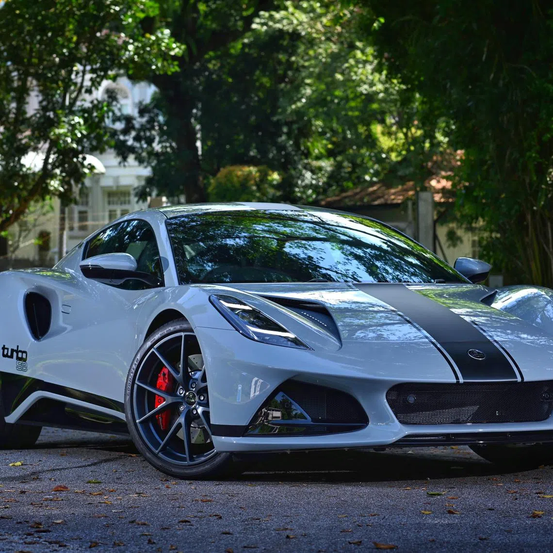 The Lotus Emira 2.0 Turbo SE for Life motoring review photographed on May 26, 2025.