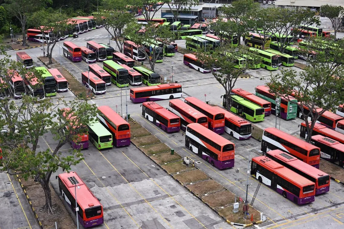 SBS Transit Bedok North Bus Depot along Bedok North Avenue 4.