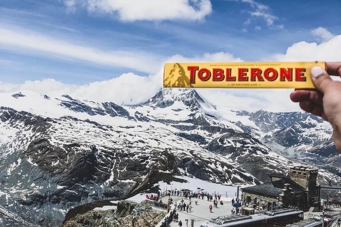 Mondelez International is changing the packaging design to depict a more generic mountain rather than the famous Matterhorn. 