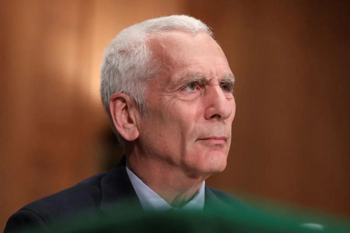 Dr. Jared Bernstein testifies on his nomination to be Chairman of the Council of Economic Advisers during a Senate Banking, Housing and Urban Affairs Committee hearing on Capitol Hill in Washington, U.S., April 18, 2023. REUTERS/Amanda Andrade-Rhoades/File Photo